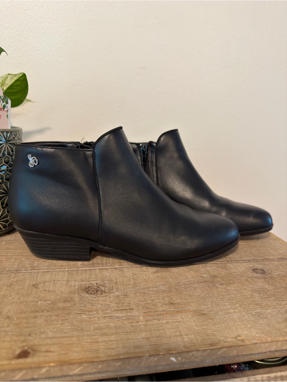 Sam Edelman Petty Bootie 5 Black Ankle Boots